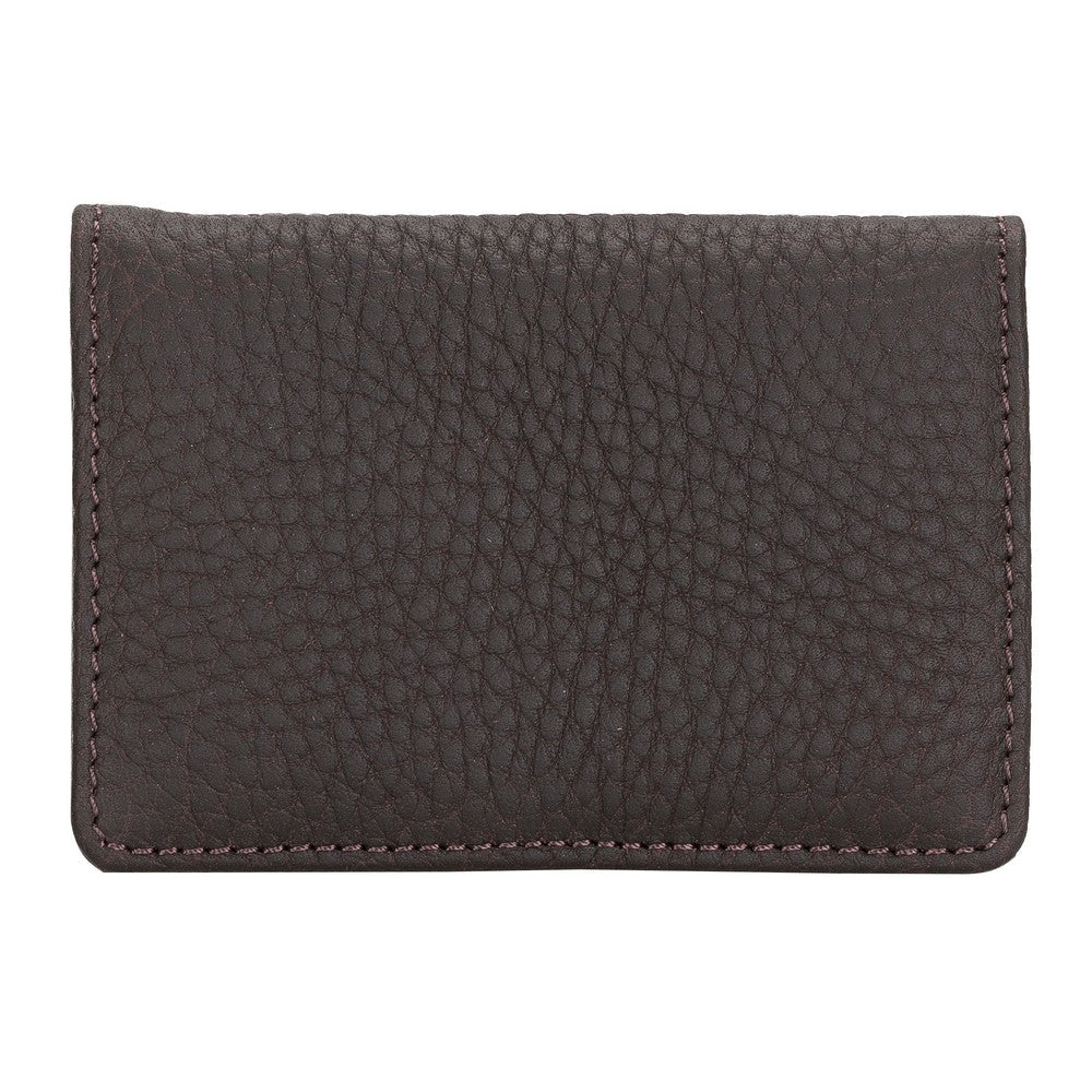 Toni Leather Card Holder FL02 Brown