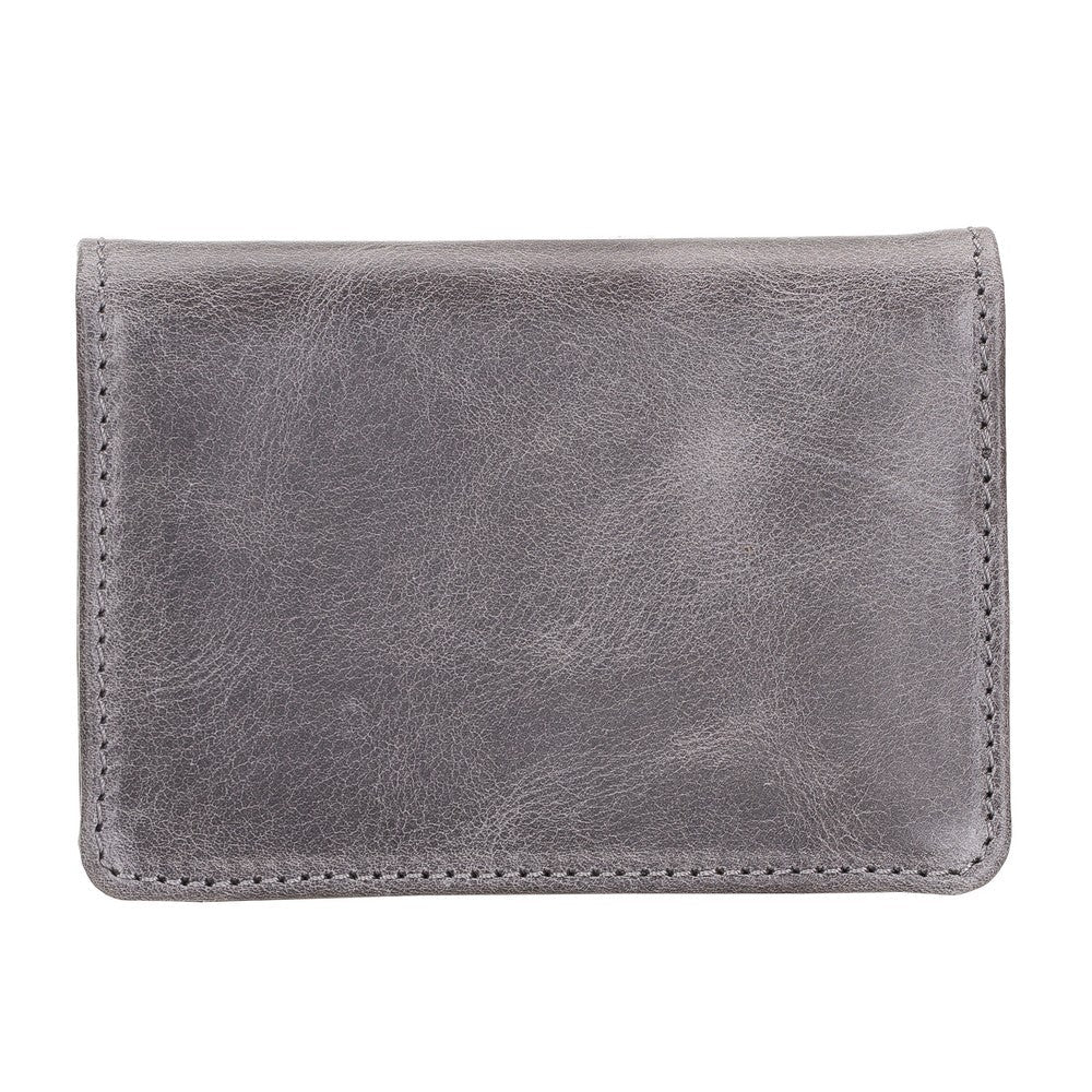 Toni Leather Card Holder TN18 Gray