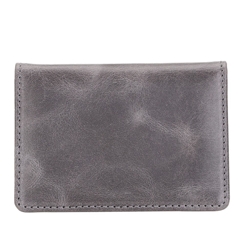 Toni Leather Card Holder TN18 Gray