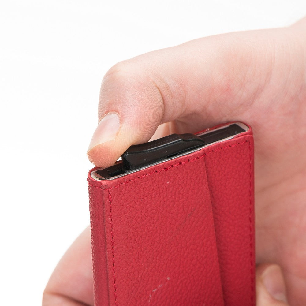 Drop2 Red with Torres Leather Card Holder Mechanism