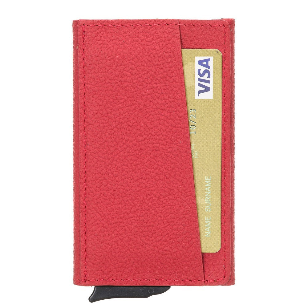 Drop2 Red with Torres Leather Card Holder Mechanism