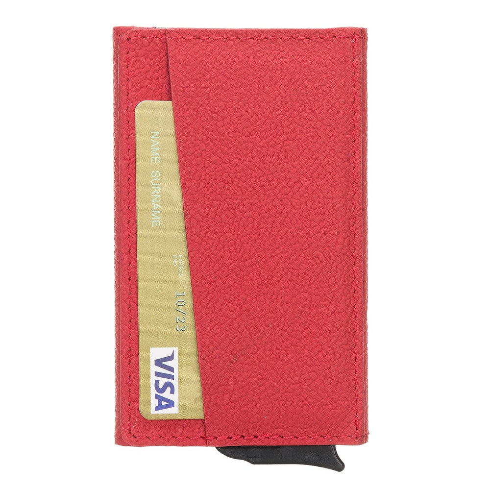 Drop2 Red with Torres Leather Card Holder Mechanism