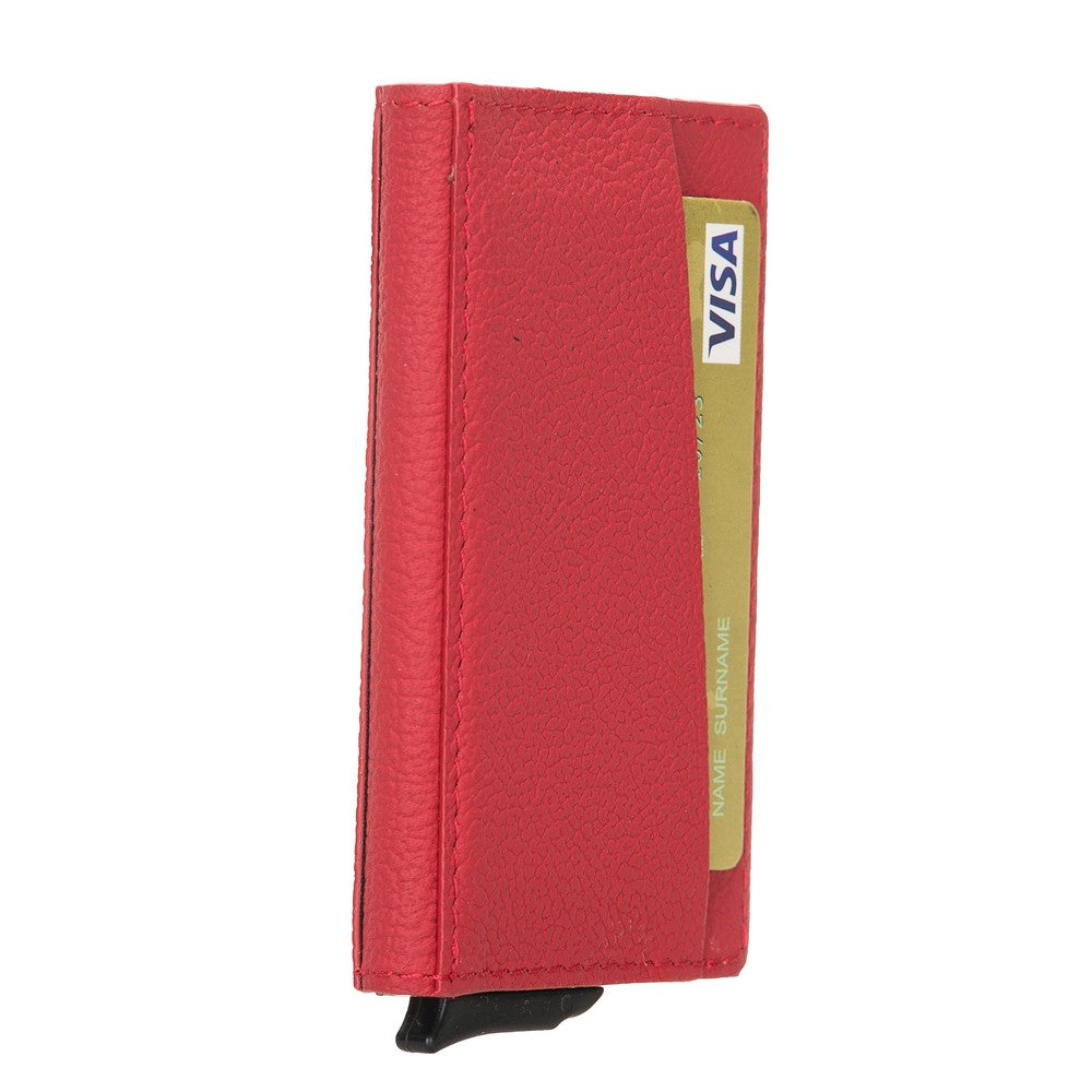 Drop2 Red with Torres Leather Card Holder Mechanism