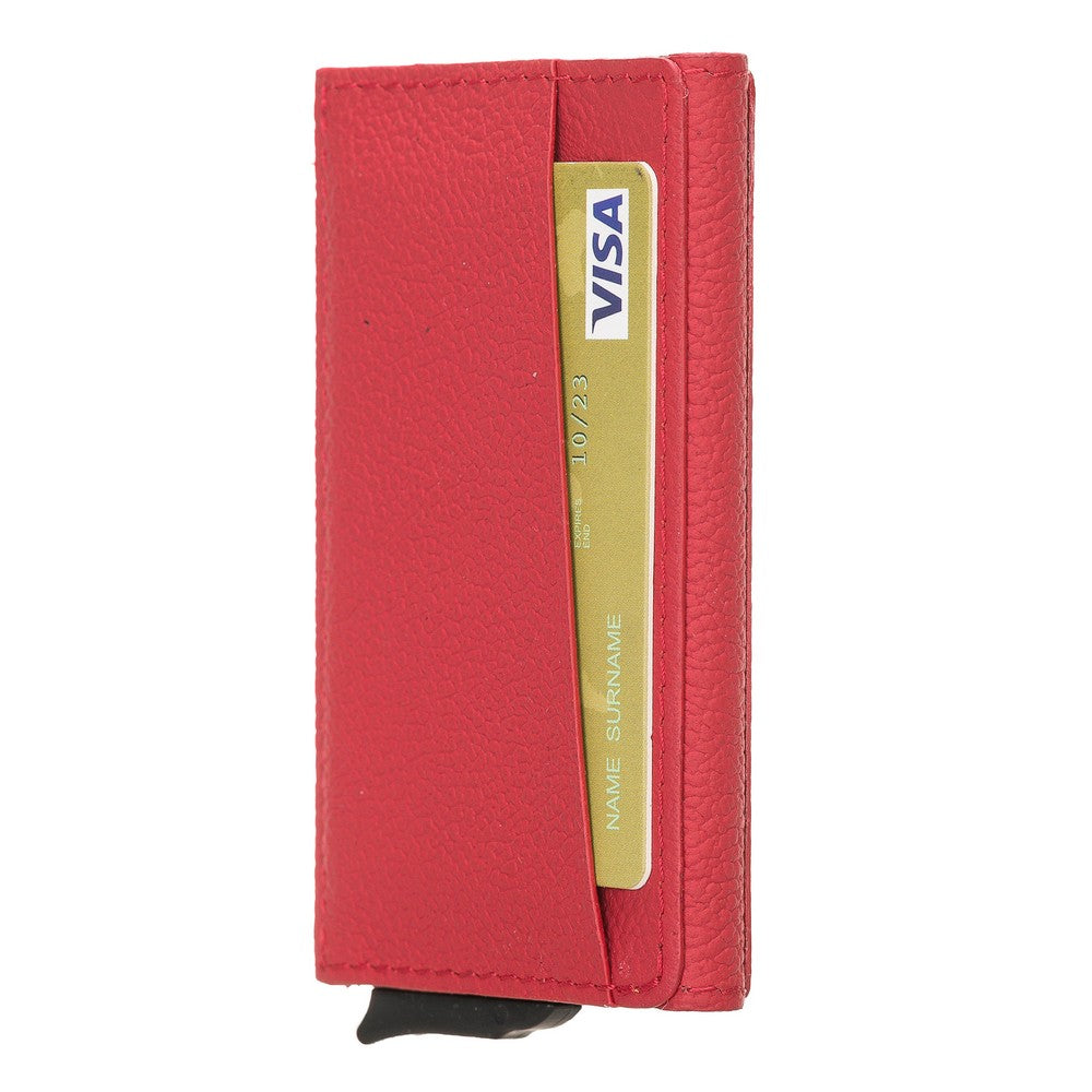 Drop2 Red with Torres Leather Card Holder Mechanism