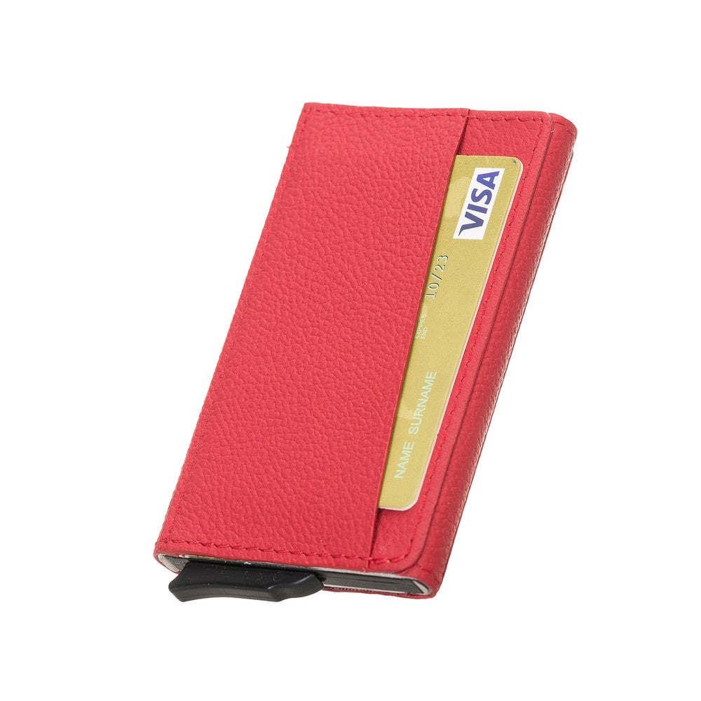 Drop2 Red with Torres Leather Card Holder Mechanism