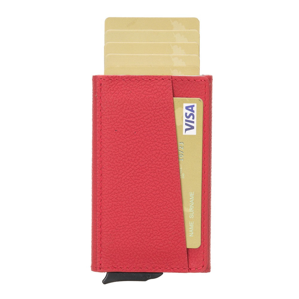 Drop2 Red with Torres Leather Card Holder Mechanism