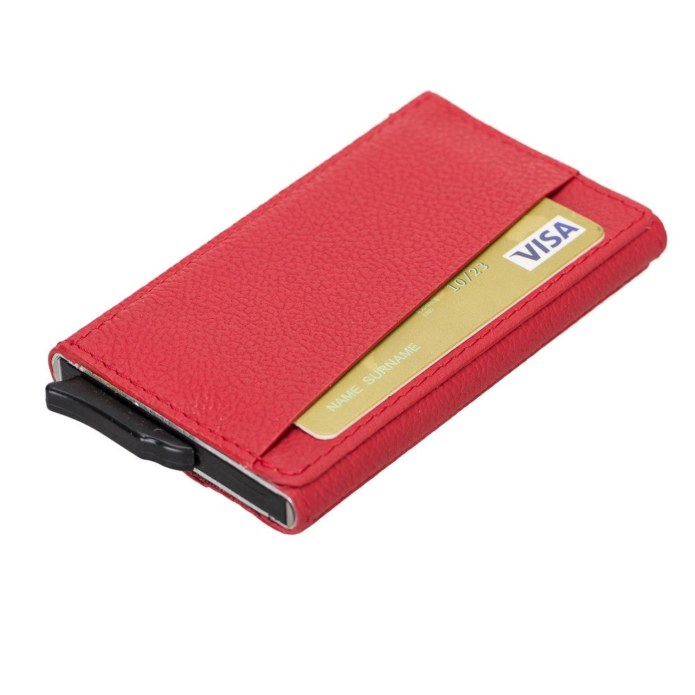 Drop2 Red with Torres Leather Card Holder Mechanism