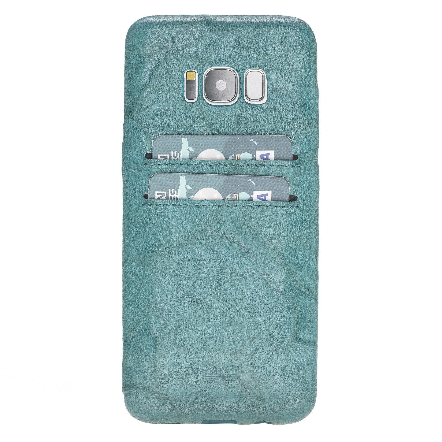 Samsung Galaxy S8 Compatible Leather Back Cover FXCP UCCC B14 Green