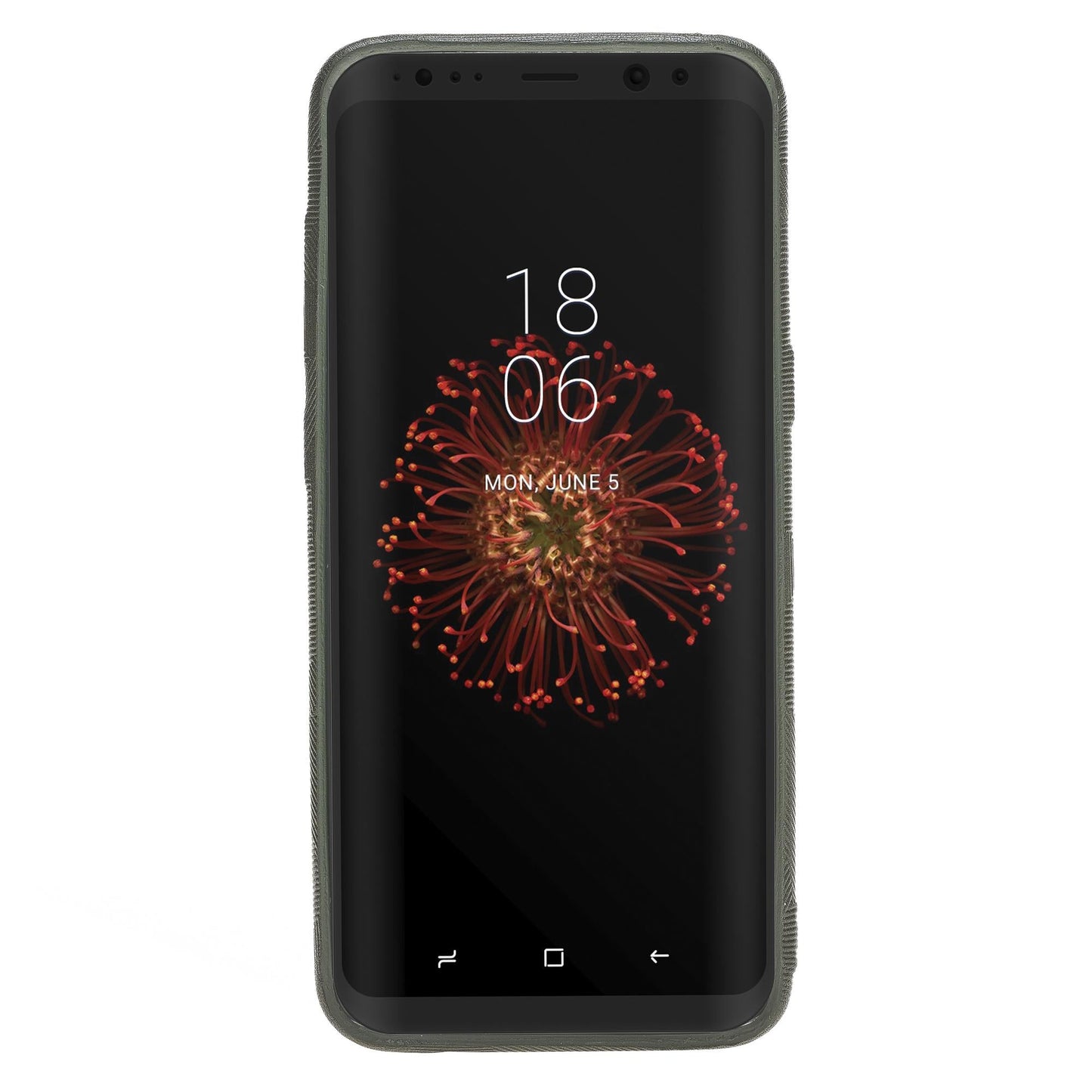 Samsung Galaxy S8 Uyumlu Deri Arka Kapak FXCP UCCC KFL4