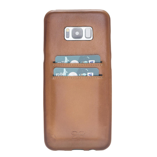 Samsung Galaxy S8 Plus Compatible Leather Back Cover FXCP UCCC Tan