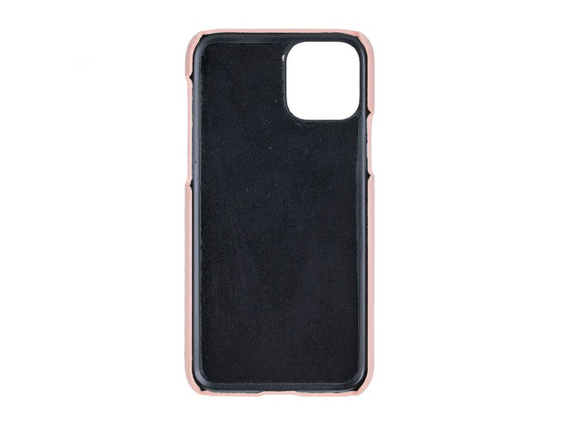 Apple iPhone 11 Pro Compatible Leather Back Cover UJ NU2 Pink