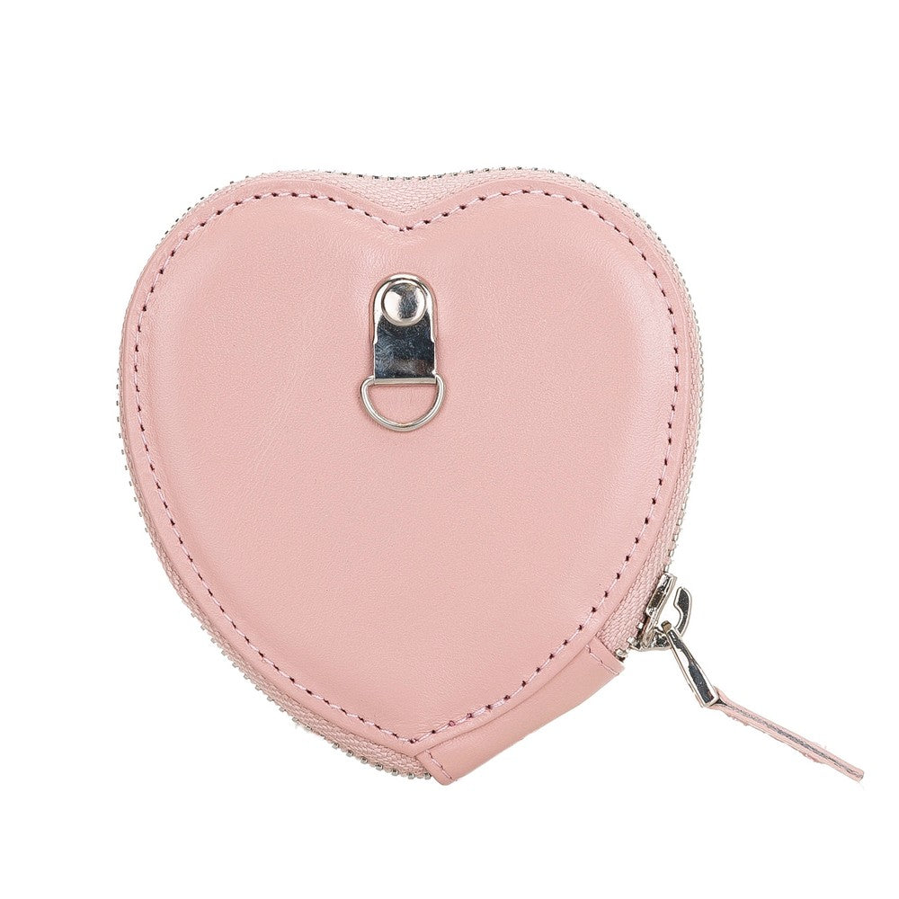 Apple AirPods 2nd generation Compatible Leather Case Valentine NU2 Pink