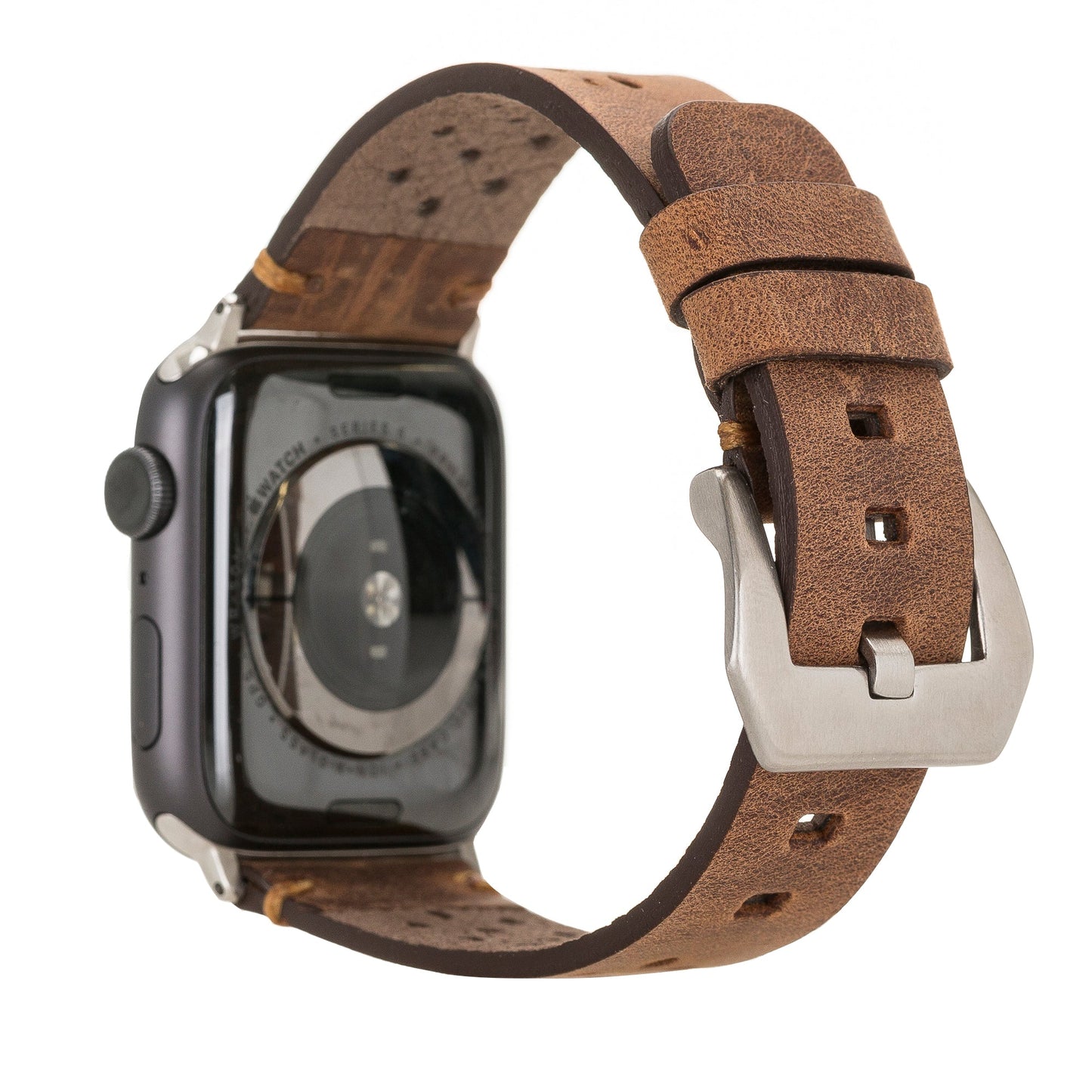 Apple Watch Compatible Leather Band Vigo G2 Brown