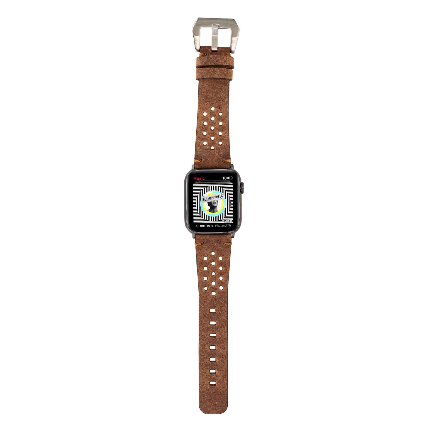 Apple Watch Compatible Leather Band Vigo G2 Brown