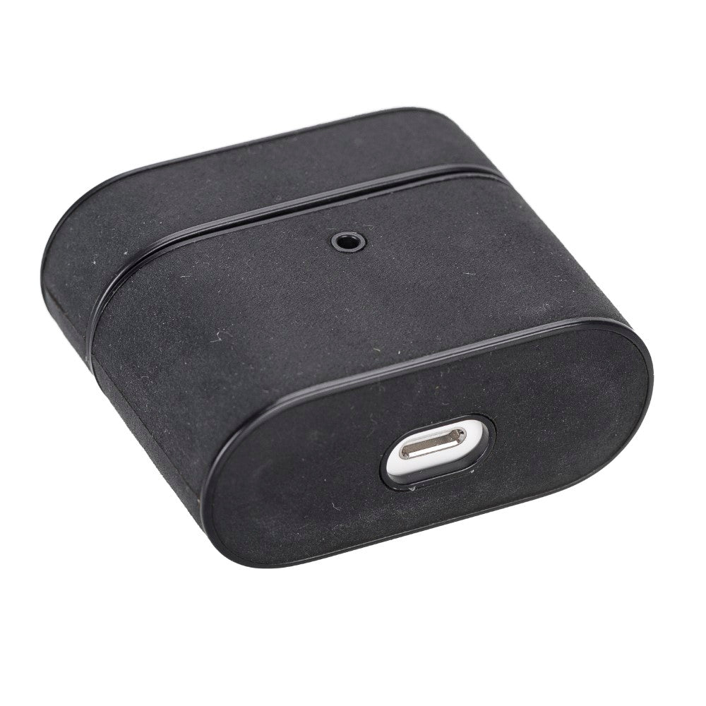 Casquet Apple AirPods 3rd generation Compatible Leather Case G1 Black