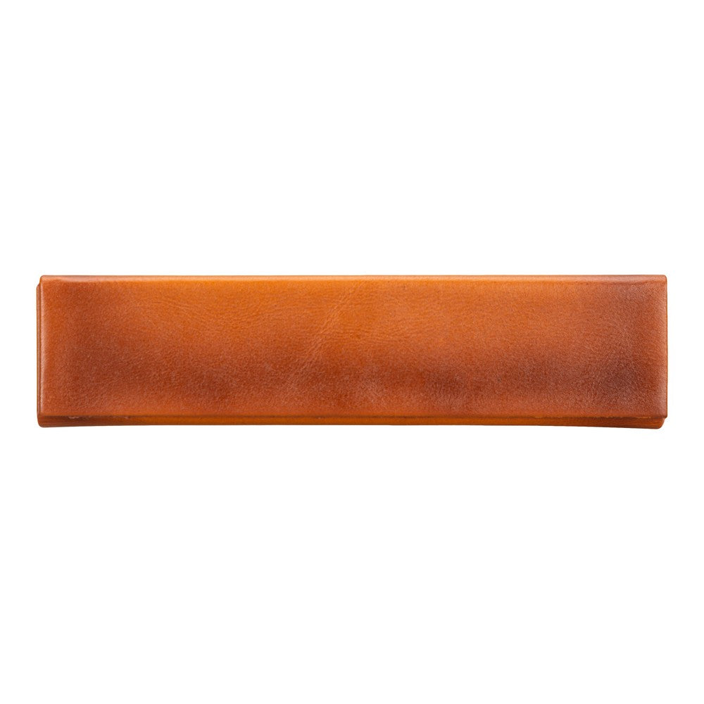 Clever Leather Glasses Case RST2EF Tan 