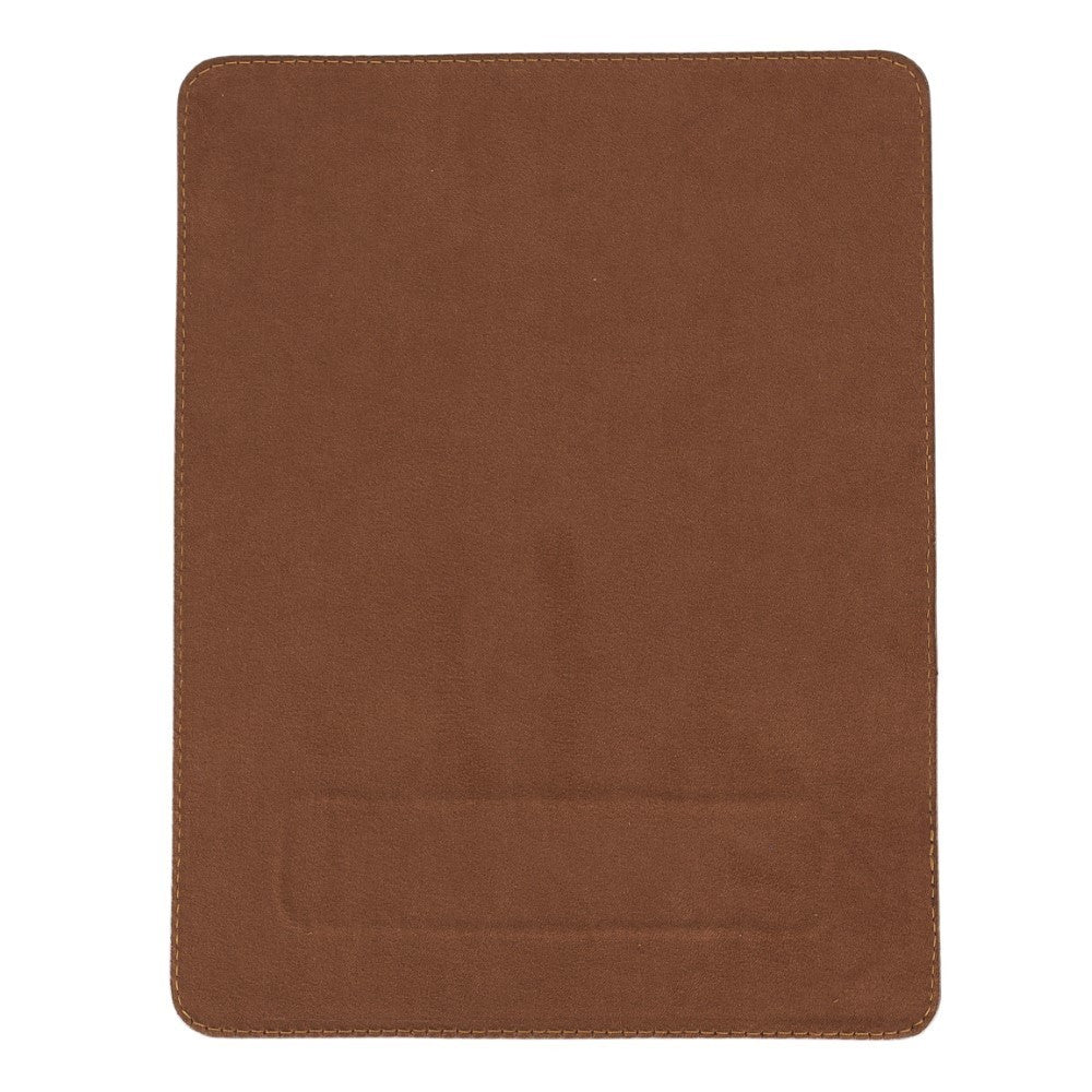 Comfy Wristband Leather Mouse Pad RST2 Brown