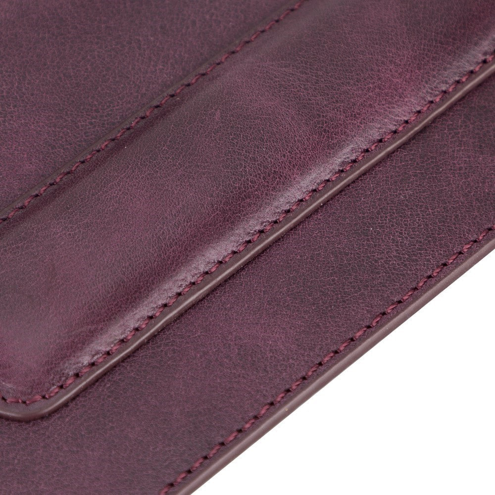 Comfy Wristband Leather Mouse Pad TN6 Purple