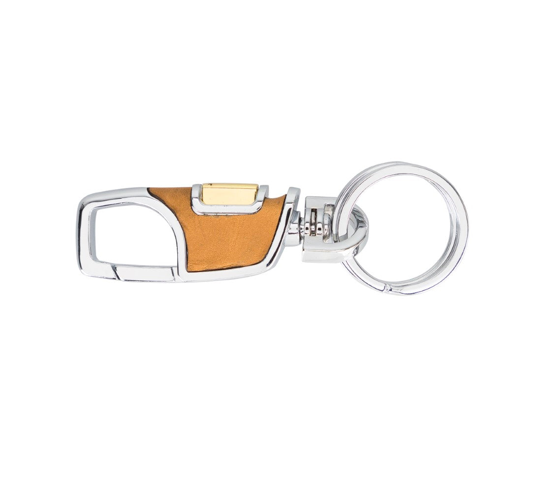 Leather Keychain BKR12 V9 Tan