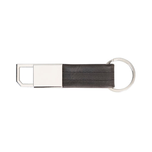 Leather Keychain BKR16 TN1 Black