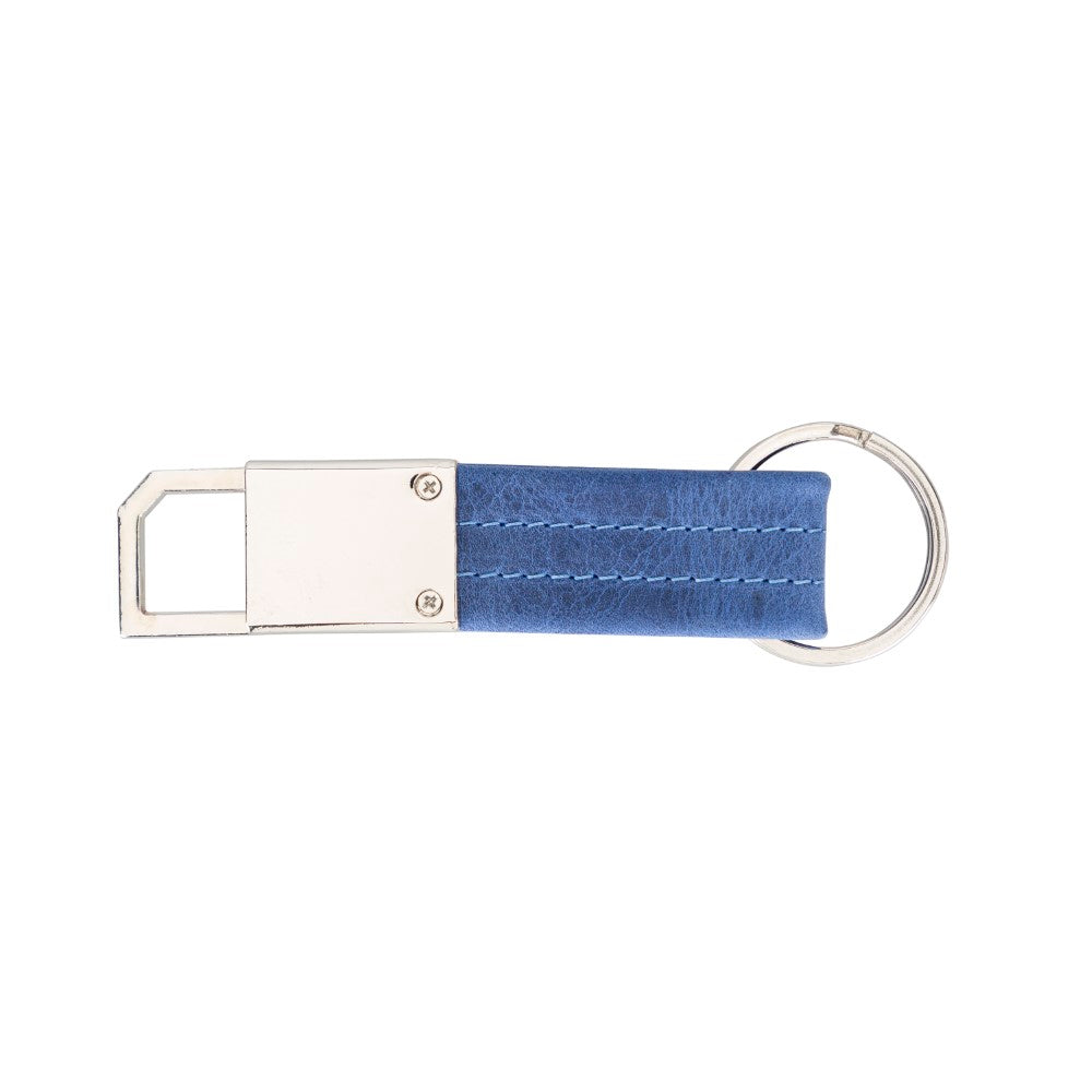 Leather Keychain BKR16 G21 Blue