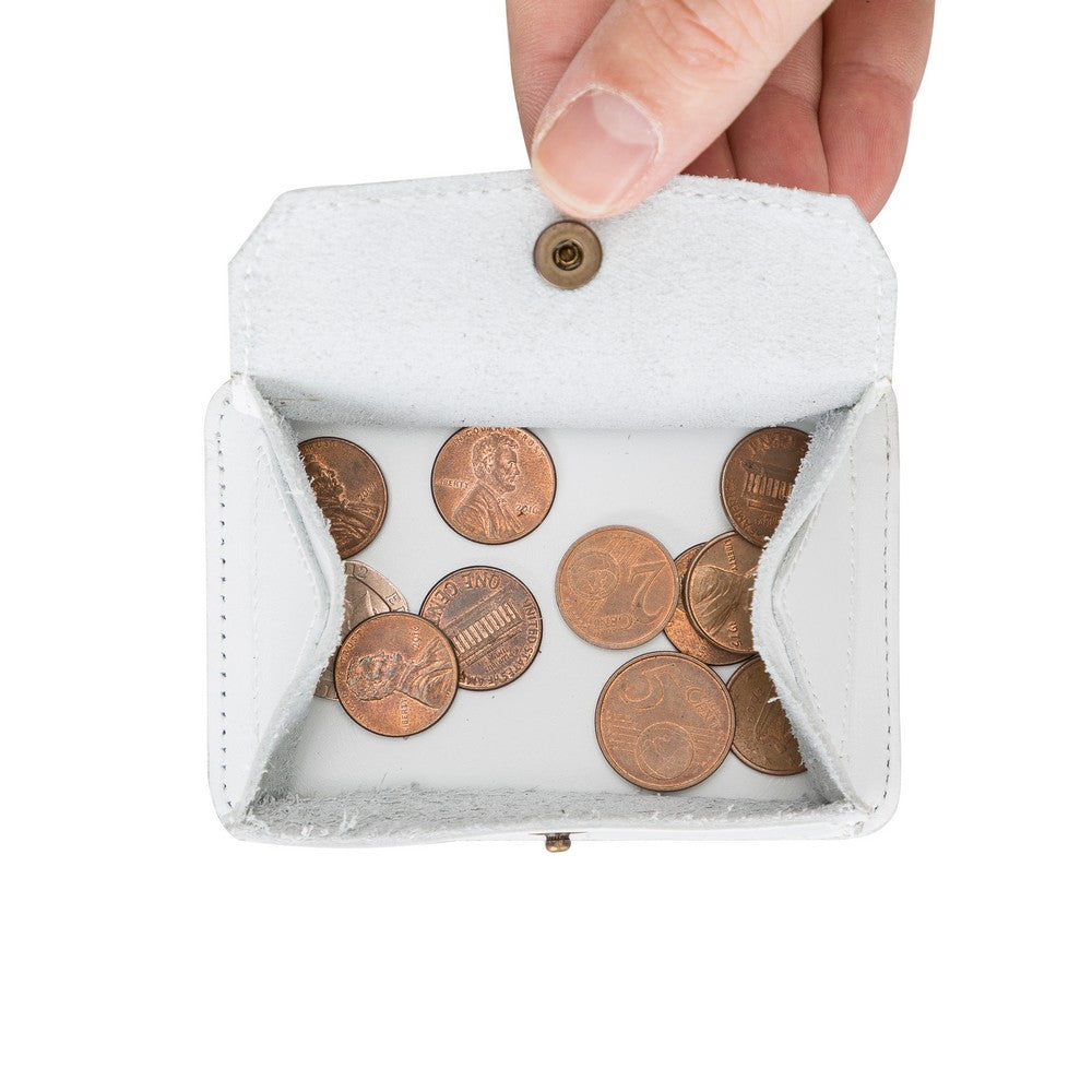 Leather Coin Purse FUNC F3 White