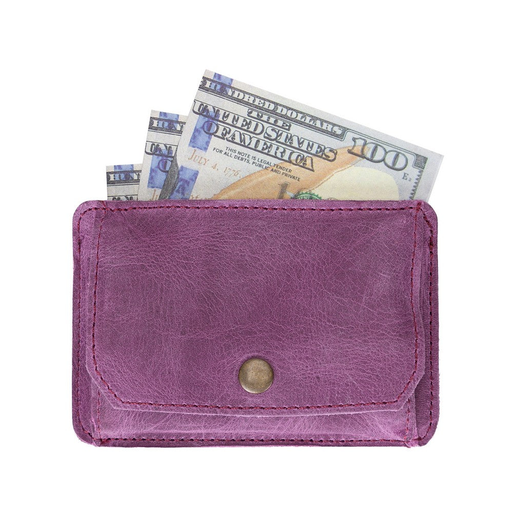 Leather Coin Purse FUNC G7 Purple