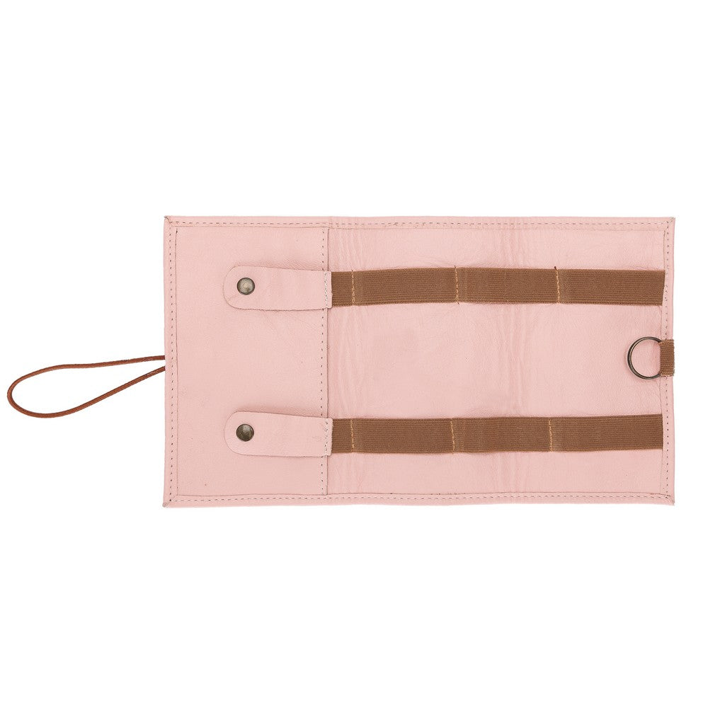 Leather Cable Accessory Carrying Bag NU2 Pink