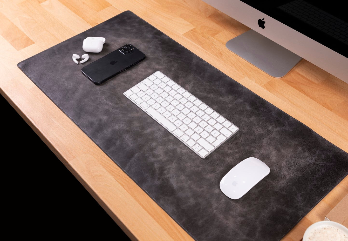 Leather Table Mat 80*37cm VS4EF Gray