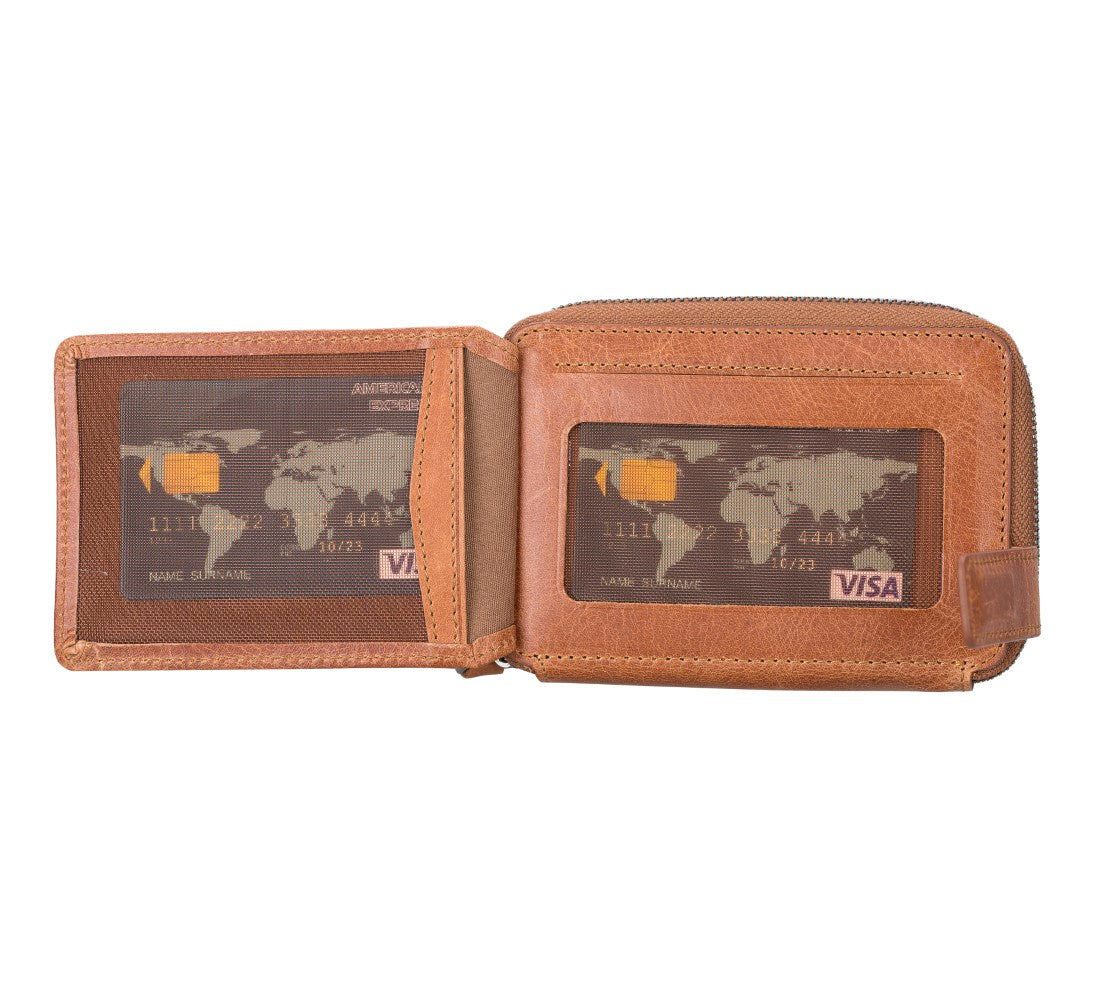 Lugano Leather Wallet AS3 Tan