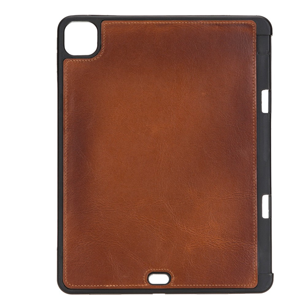 Apple iPad Pro 2nd generation Compatible 11 inch Leather Case ETO RST2EF Brown