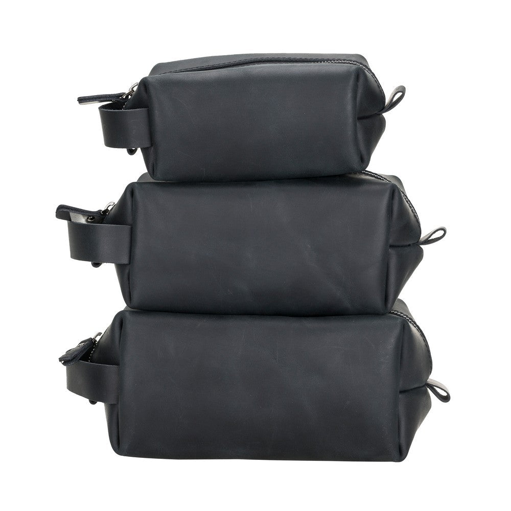 Leather Care and Travel Bag Medium AA1 Black