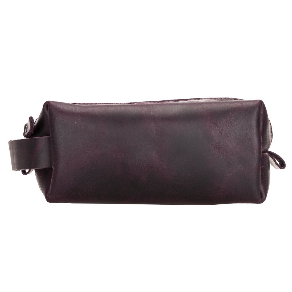 Leather Care and Travel Bag Medium AA7 Purple