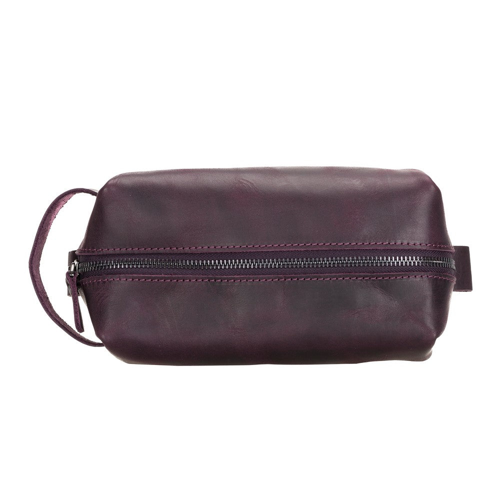 Leather Care and Travel Bag Medium AA7 Purple