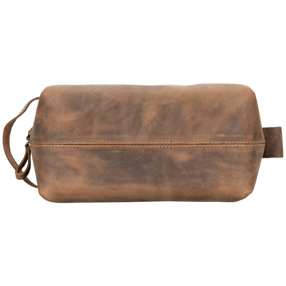 Leather Care and Travel Bag, XLarge Size, Antique Brown