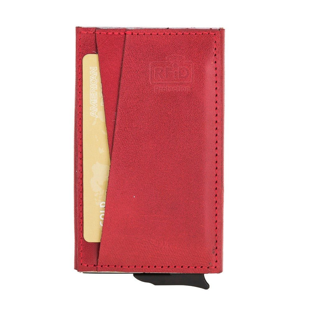 Fernando Card Holder, Holds 7 Cards, Pomegranate Flower