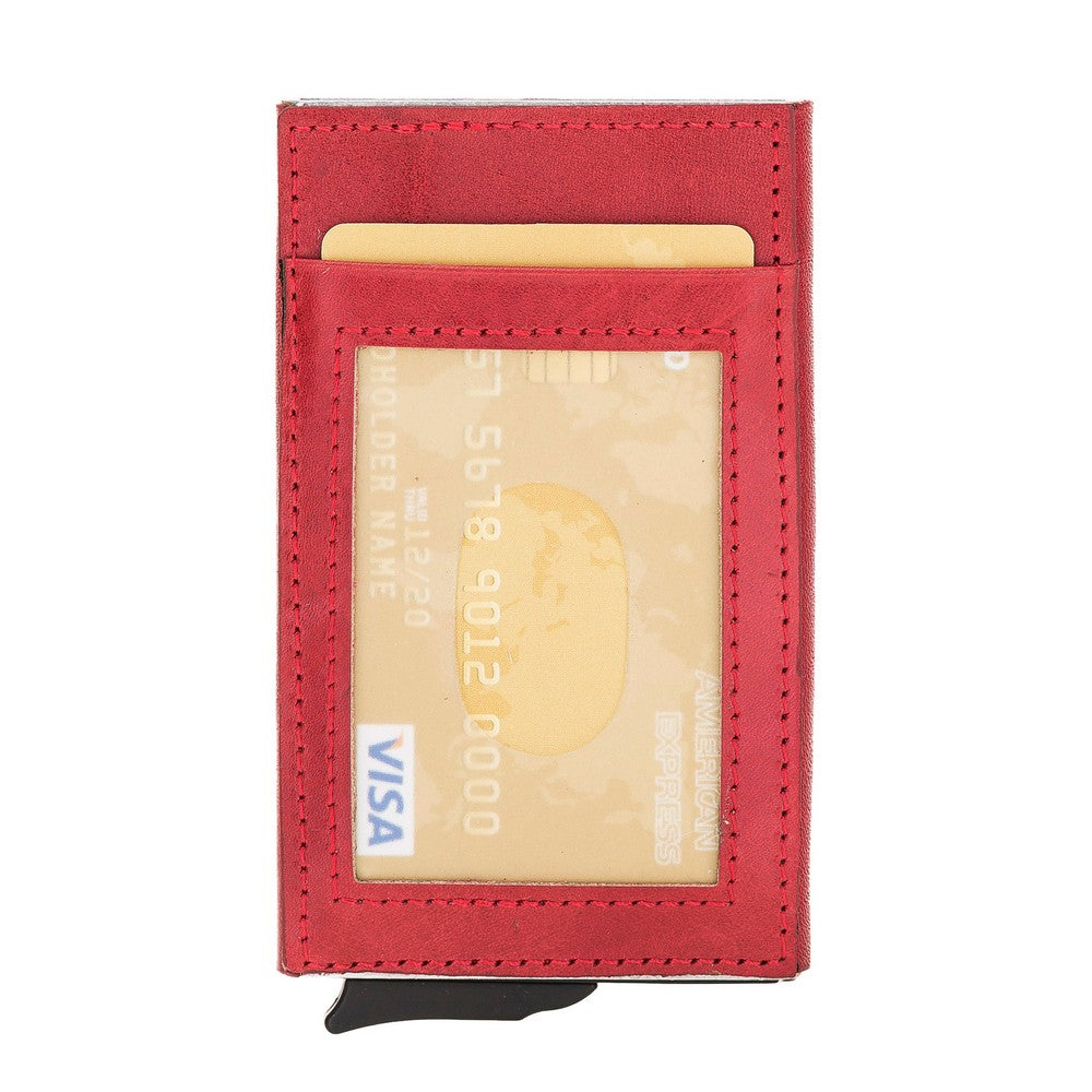 Fernando Card Holder, Holds 7 Cards, Pomegranate Flower