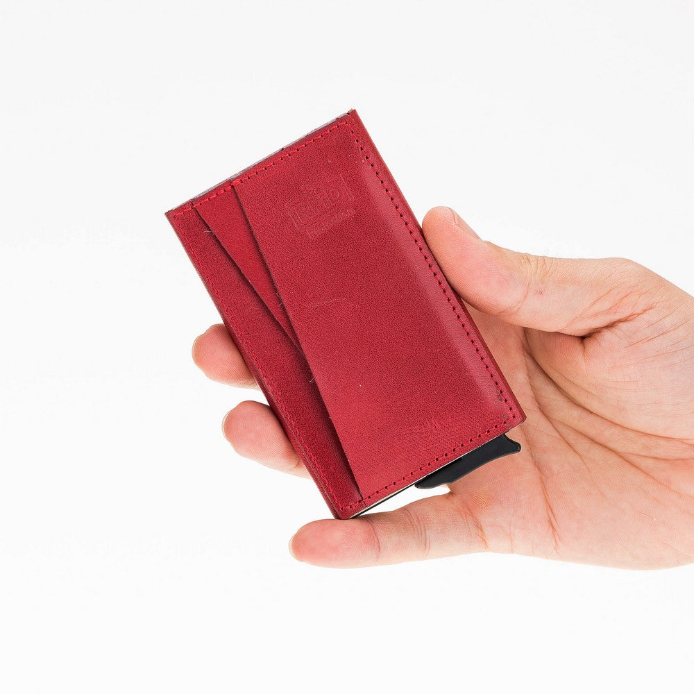 Fernando Card Holder, Holds 7 Cards, Pomegranate Flower