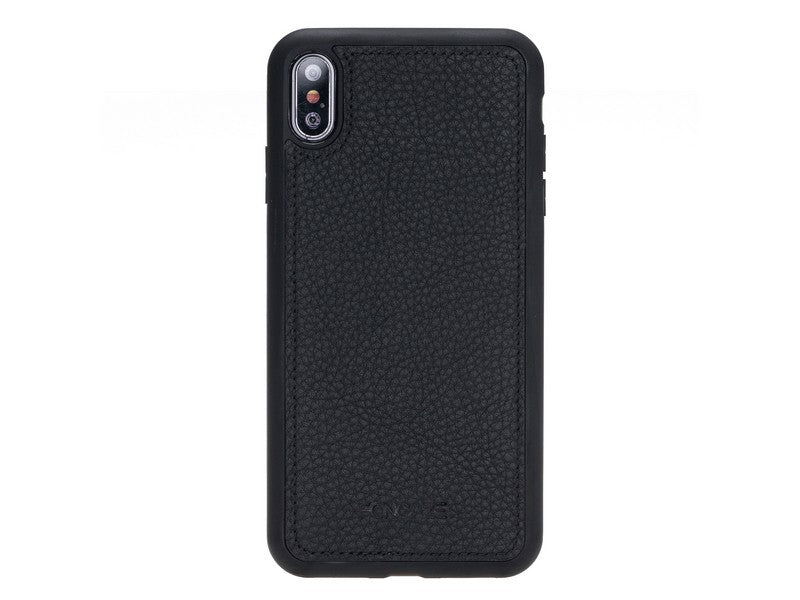 Apple iPhone XS Max Compatible Leather Wallet Case FL01 Black