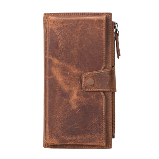 Lozan 6.5 inch Compatible Leather Card Holder Case G2 Brown