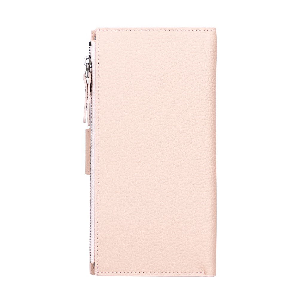 Lozan Strap 6.5 inch Compatible Leather Card Holder Wallet Case ERC5 Pink