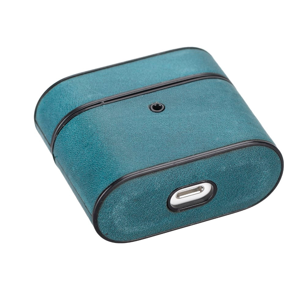 Casquet Apple AirPods 3rd generation Compatible Leather Case AA32 Blue 