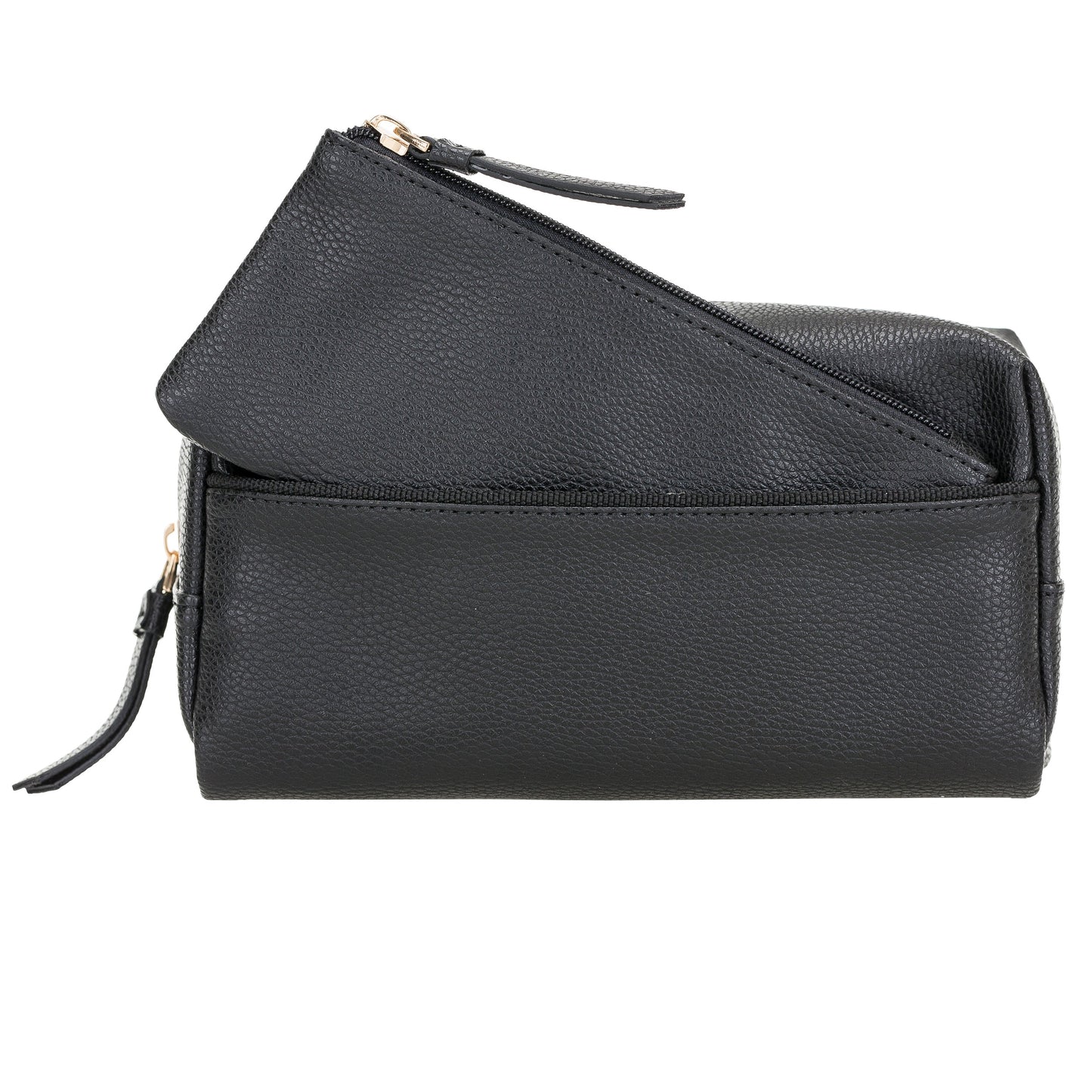 Marc Makeup and Care Bag, Extra Zipper Bag, Black