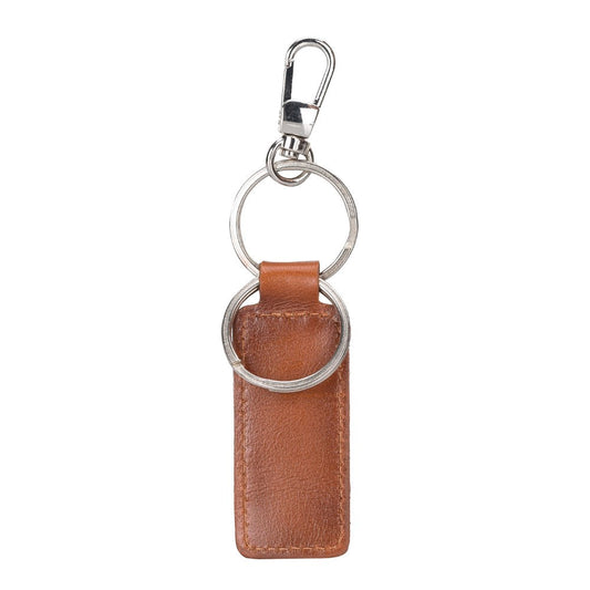 Mina Leather Keychain RST2EF Tan