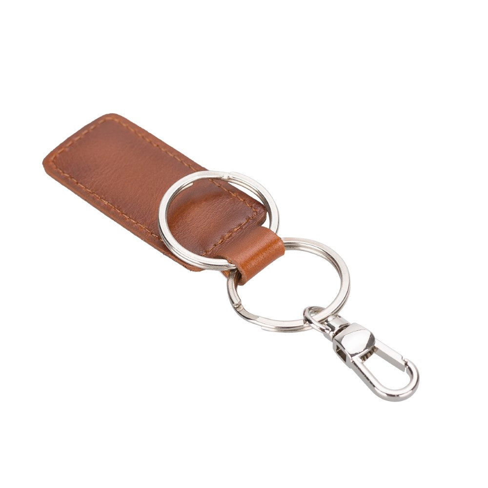 Mina Leather Keychain RST2EF Tan