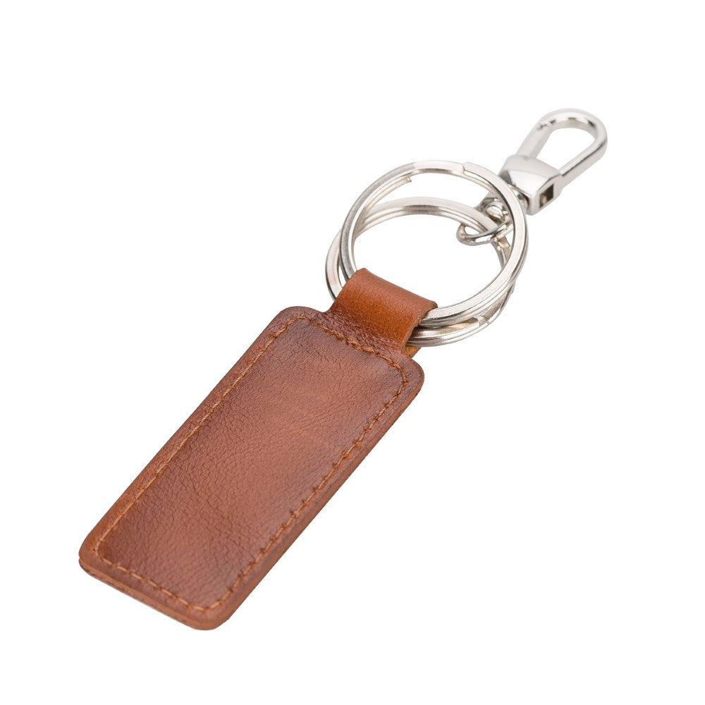 Mina Leather Keychain RST2EF Tan