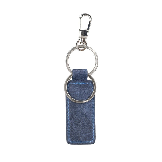 Mina Leather Keychain TN5 Blue