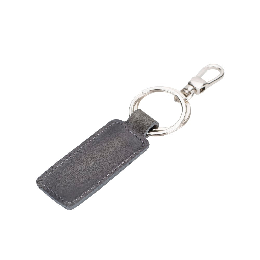 Mina Leather Keychain VS4EF Gray