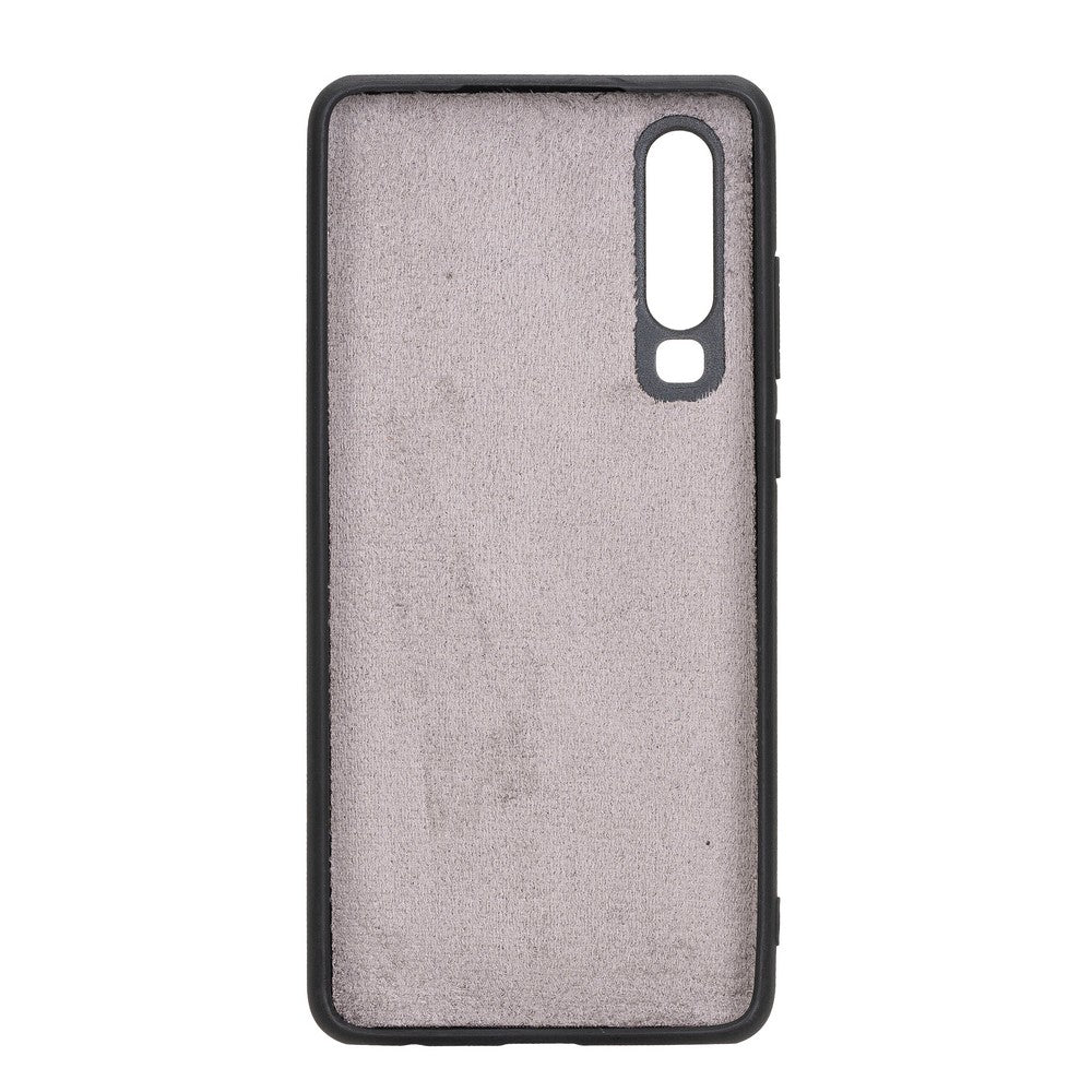 Huawei P30 Compatible Leather Wallet Case TN18EF Gray