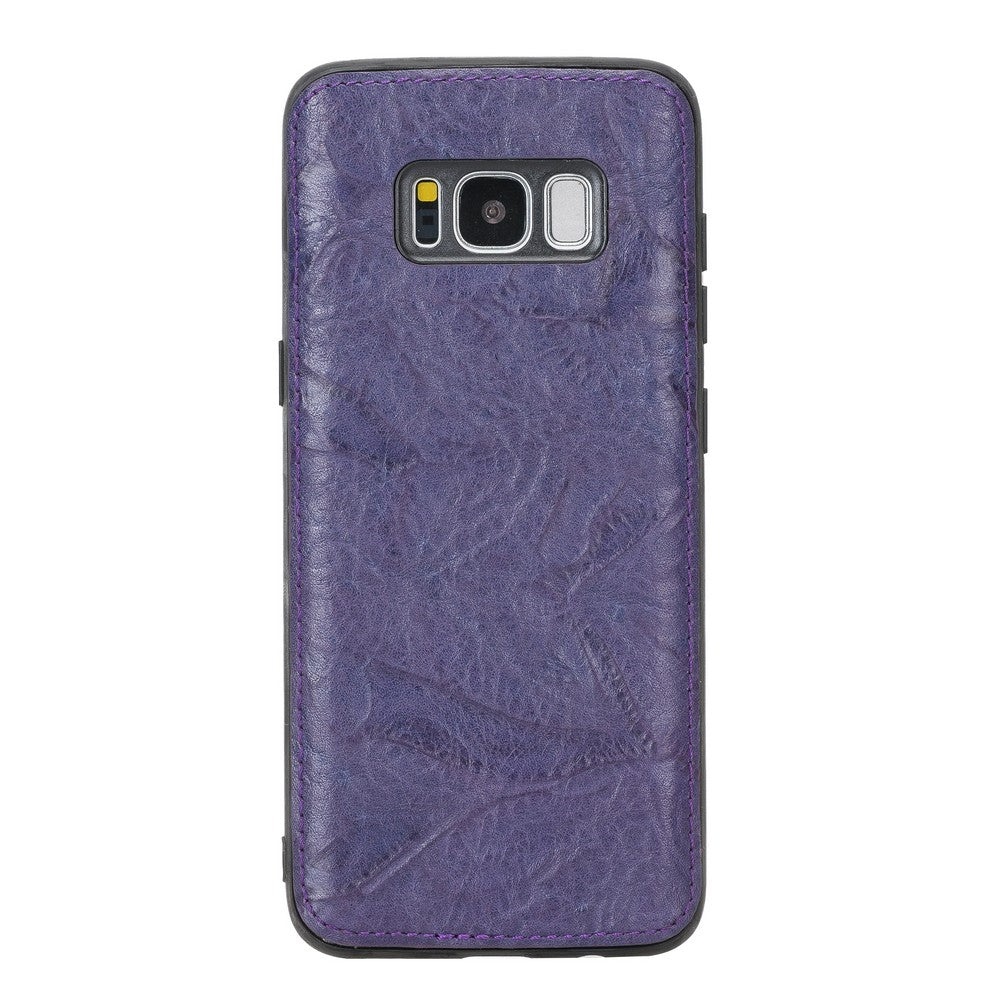 Samsung Galaxy S8 Compatible Leather Wallet Case B13 Lilac